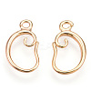 Brass Earring Hooks KK-I649-05G-NF-1