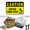 UV Protected & Waterproof Aluminum Warning Signs AJEW-GL0001-01B-07-6