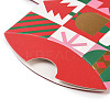 Christmas Theme Paper Pillow Gift Boxes X-CON-B012-04-4