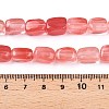 Cherry Quartz Glass Beads Strands G-T138-100-5