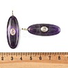 Natural Amethyst Pendants G-D357-02B-3