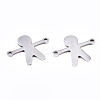 Non-Tarnish 201 Stainless Steel Link Connectors STAS-S110-111P-2