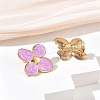 304 Stainless Steel Enamel Stud Earrings SA-CBA46AF-07G-3