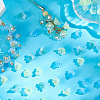 150Pcs 3 Colors Transparent Two Tone Spray Painted Glass Beads GLAA-LT0001-04C-7