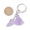 2Pcs Alloy Split Pendant Keychains KEYC-JKC01444-01-3