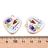 Printed Alloy Pendants ENAM-ZX002-36G-3