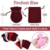10Pcs 10 Styles Gourd Velvet Bags TP-YW0001-03-2