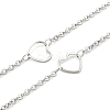 Tarnish Resistant 304 Stainless Steel Cable Chains CHS-F015-22P-1