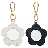 CutHollow 2Pcs 2 Colors PU Leather Pendant Decorations HJEW-CL0001-04C-6