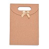 Kraft Paper Gift Bags with Ribbon Bowknot Design CARB-WH0009-05B-3
