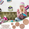 Wooden Crochet Basket Bottoms Set DIY-WH0019-97-7