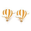 Hot Air Balloon with Cloud Enamel Pin JEWB-N007-268-2