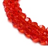 Transparent Glass Beads Strands EGLA-A035-T4mm-D01-4