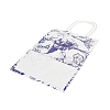 Flower Print Paper Gift Bags with Handles TH-CBA170C-05-2