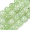 Dyed Natural Malaysia Jade Beads Strands G-G021-01D-04-1