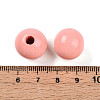 Painted Natural Wood Beads WOOD-A018-16mm-14-3