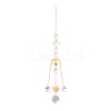 Hanging Crystal Aurora Wind Chimes HJEW-Z003-18-1