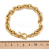 304 Stainless Steel Cable Chain Bracelets for Women BJEW-C129-08A-G-3