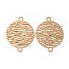 Rack Plating Brass Connector Charms KK-Q792-10LG-1
