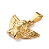 201 Stainless Steel Pendants STAS-U053-13G-2