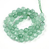 Dyed Natural White Jade Beads Strands G-T139-8mm-46I-3