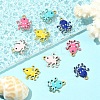 10Pcs 5 Colors Ion Plating(IP) 201 Stainless Steel Charms STAS-YW0003-45-5