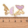 304 Stainless Steel Enamel Pendants STAS-U061-20G-02-3