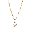 1pc 304 Stainless Steel Letter Pendant Necklaces NJEW-LP0001-39G-G-1