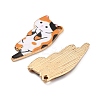 Alloy Enamel Pendants ENAM-WH0054-58D-2