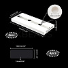2Pcs Under Cabinet Mount Acrylic Stemware Organizer Holder ODIS-WH0030-19-2