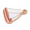 Alloy Enamel Pendants ENAM-A008-16KCG-04-2