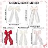 5Pcs 5 Colors Cloth Bowknot Hair Barrettes PHAR-SP0001-14-2