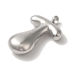 Non-Tarnish 304 Stainless Steel Pendants STAS-M017-08P-21-2