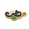 304 Stainless Steel Enamel Pendants STAS-K312-07C-G-2