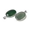 Natural Green Aventurine Pendants G-M415-01P-09-2