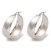 Tarnish Resistant 202 Stainless Steel Hoop Earring EJEW-H003-09P-02-1