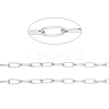 304 Stainless Steel Paperclip Chains CHS-F010-01B-P-1