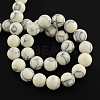 Synthetical Turquoise Gemstone Round Bead Strands TURQ-R035-10mm-05-2