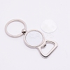 Sublimation Blanks Keychains Zinc Alloy Bottle Opener Blank Key Rings KEYC-WH0018-19P-1