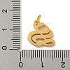 Ion Plating(IP) 304 Stainless Steel Charms STAS-I010-01G-S-3