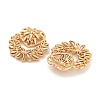 Rack Plating Brass Hollow Pendants KK-P244-12KCG-2