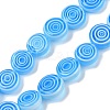 Handmade Lampwork Beads Strands LK-R004-49D-1