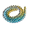 Electroplate Non-magnetic Synthetic Hematite Beads Strands G-N337-02-2