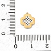 304 Stainless Steel Micro Pave Cubic Zirconia Charms LS-STAS-I356-04G-07-3