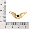Rack Plating Brass Micro Pave Cubic Zirconia Pendants KK-B097-05G-02-3