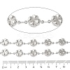 304 Stainless Steel Flower Link Chains CHS-Z004-13P-3