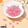 200Pcs Transparent Acrylic Beads TACR-YW0002-08H-1