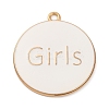Alloy Enamel Pendants ENAM-M009-02C-01G-1