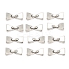 Tibetan Style Alloy Fold Over Clasps TIBE-R308-05AS-RS-1