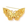 Butterfly Zinc Alloy Rhinestone Brooches for Backpack Clothes JEWB-S027-04D-2